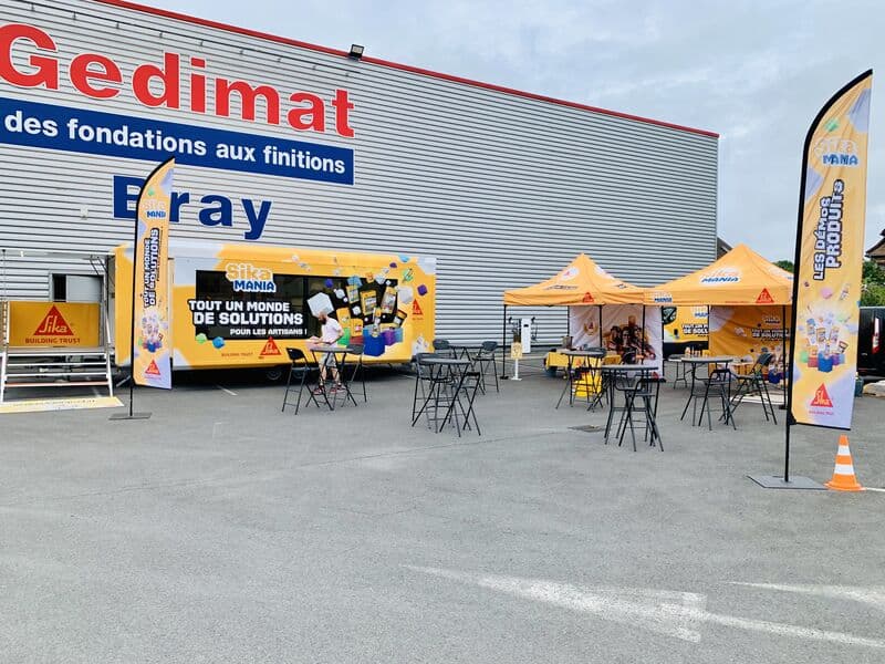 Le roadShow SIKAMANIA : une tournée nationale de 3 mois.