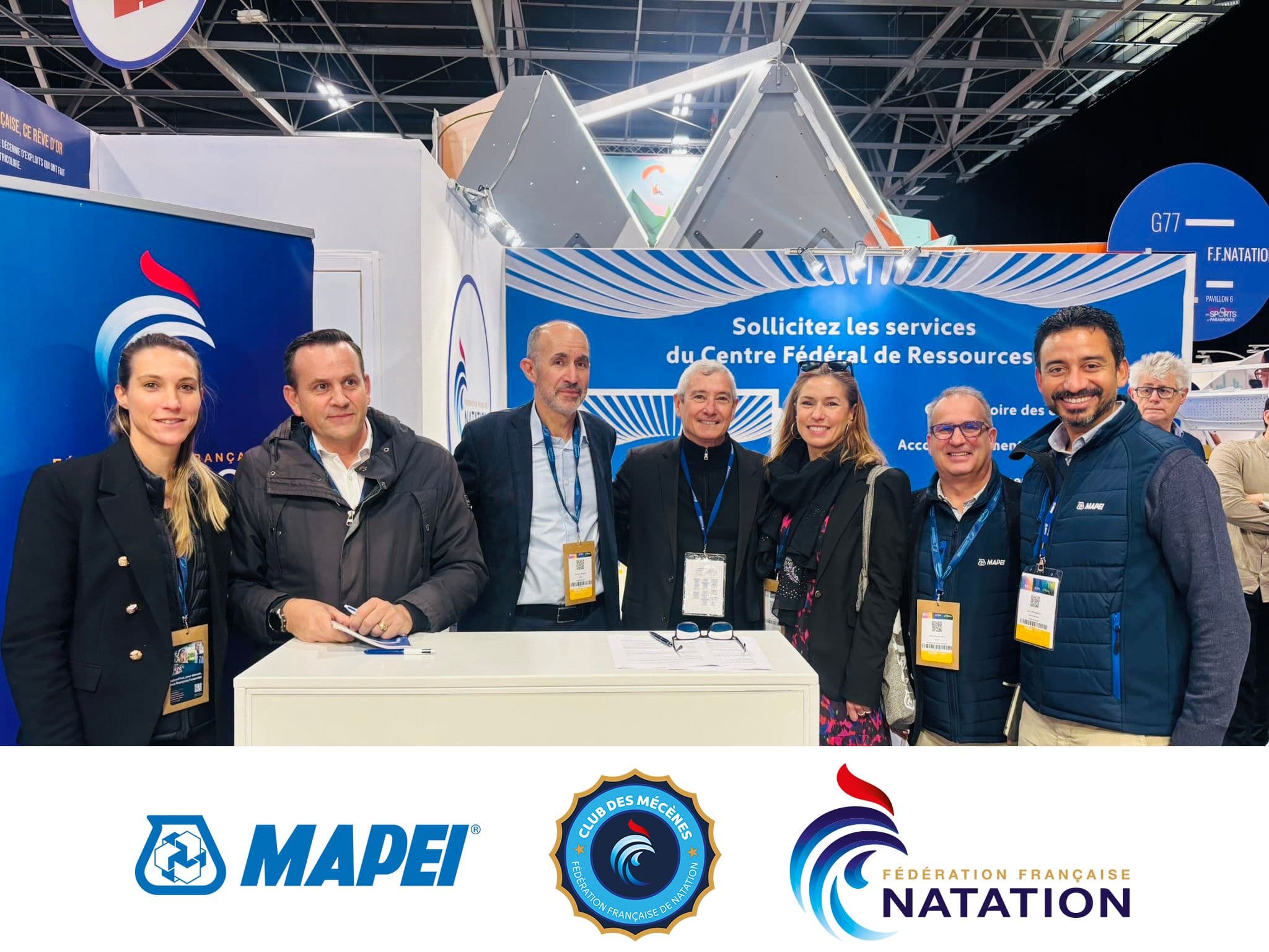 MAPEI France devient mécène de la Fédération Française de Natation (FFN)